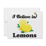 i believe in lemons invitations