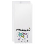 i believe in lent rack cards