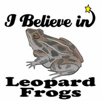 i believe in leopard frogs acrylic cut outs