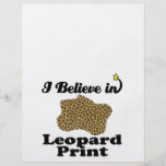 i believe in leopard print flyers