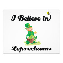 i believe in leprechauns personalized invite