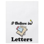i believe in letters flyers