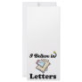 i believe in letters rack card design