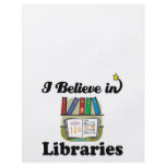 i believe in libraries flyers