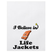 i believe in life jackets flyer design