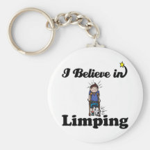 i believe in limping key chain