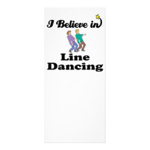 i believe in line dancing rack cards
