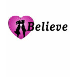 I BELIEVE in LOVE t-shirts