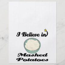 i believe in mashed potatoes flyer