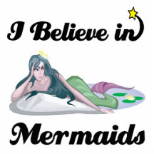 i believe in mermaids photo cutouts