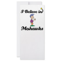 i believe in mohawks full colour rack card