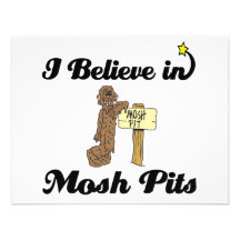 i believe in mosh pits personalised announcement