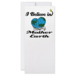 i believe in mother earth rack cards