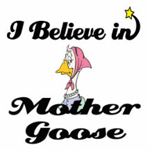 i believe in mother goose photo sculpture