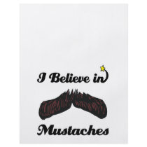 i believe in moustaches flyer