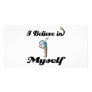 i believe in myself customised photo card