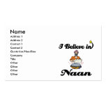 i believe in naan bread business card template