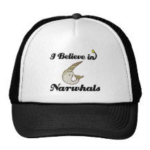 i believe in narwhals hats