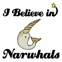 i believe in narwhals photo cut outs