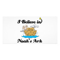 i believe in noahs ark photo card