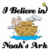 i believe in noahs ark photo sculptures