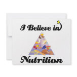 i believe in nutrition invitations