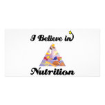 i believe in nutrition photo cards