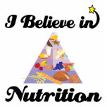 i believe in nutrition photo sculptures