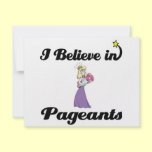 i believe in pageants invitations