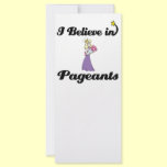 i believe in pageants rack cards