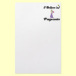 i believe in pageants stationery
