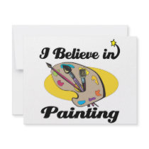 i believe in painting custom announcement