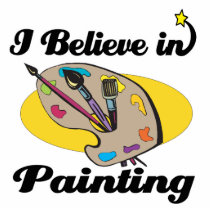 i believe in painting photo sculpture