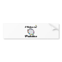i believe in palettes bumper stickers