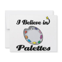 i believe in palettes invitations