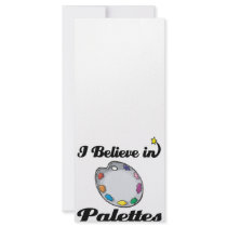 i believe in palettes rack cards