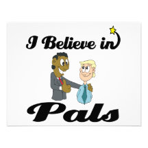 i believe in pals personalized invitations