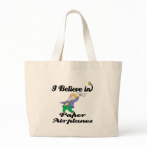 i believe in paper aeroplanes bag