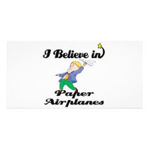 i believe in paper aeroplanes photo cards