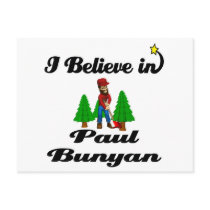 i believe in paul bunyan postcards
