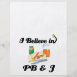 i believe in PB and J Flyer