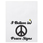 i believe in peace signs flyers
