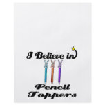 i believe in pencil toppers flyers