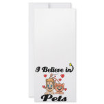 i believe in pets rack cards