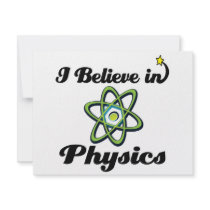 i believe in physics invite