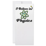i believe in physics custom rack cards