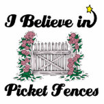 i believe in picket fences photo sculptures