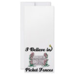i believe in picket fences rack cards