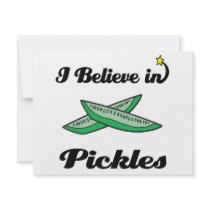 i believe in pickles personalised invites