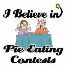 i believe in pie eating contests photo cut outs